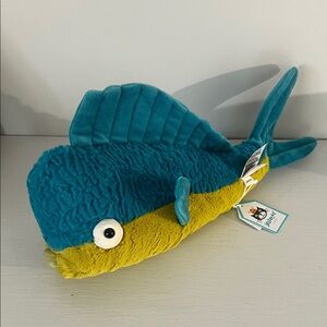 Jellycat Delano Dorado Fish (retired) rare